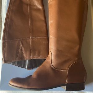 Leather tall boots Sz 9
